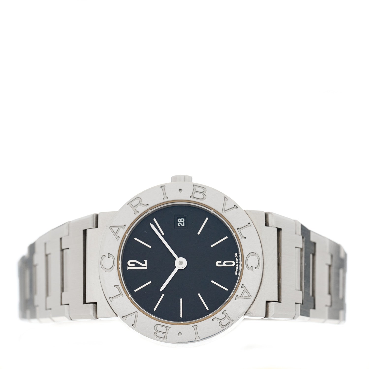 Bulgari Stainless Steel 26mm Quartz Watch Black 2 of 4