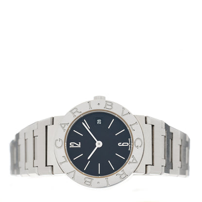 Bulgari Stainless Steel 26mm Quartz Watch Black 2 of 4