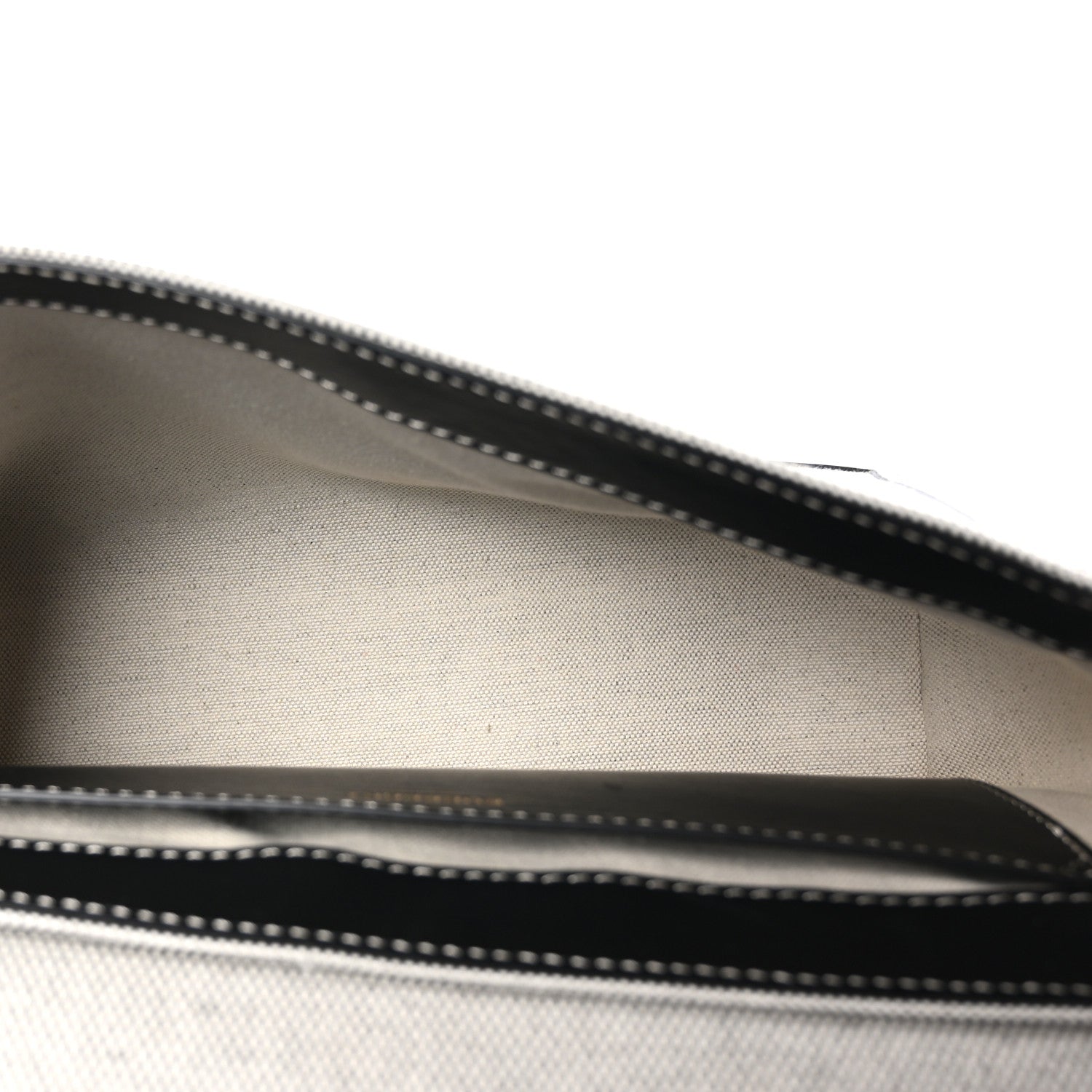 Burberry Canvas Horseferry Print Note Crossbody Bag Grey Black 5 of 10