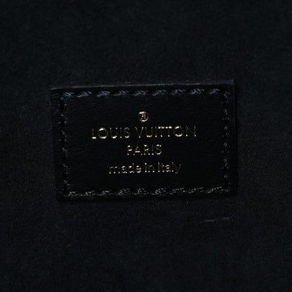 Louis Vuitton Raffia Saint Jacques Tote Black 7 of 10