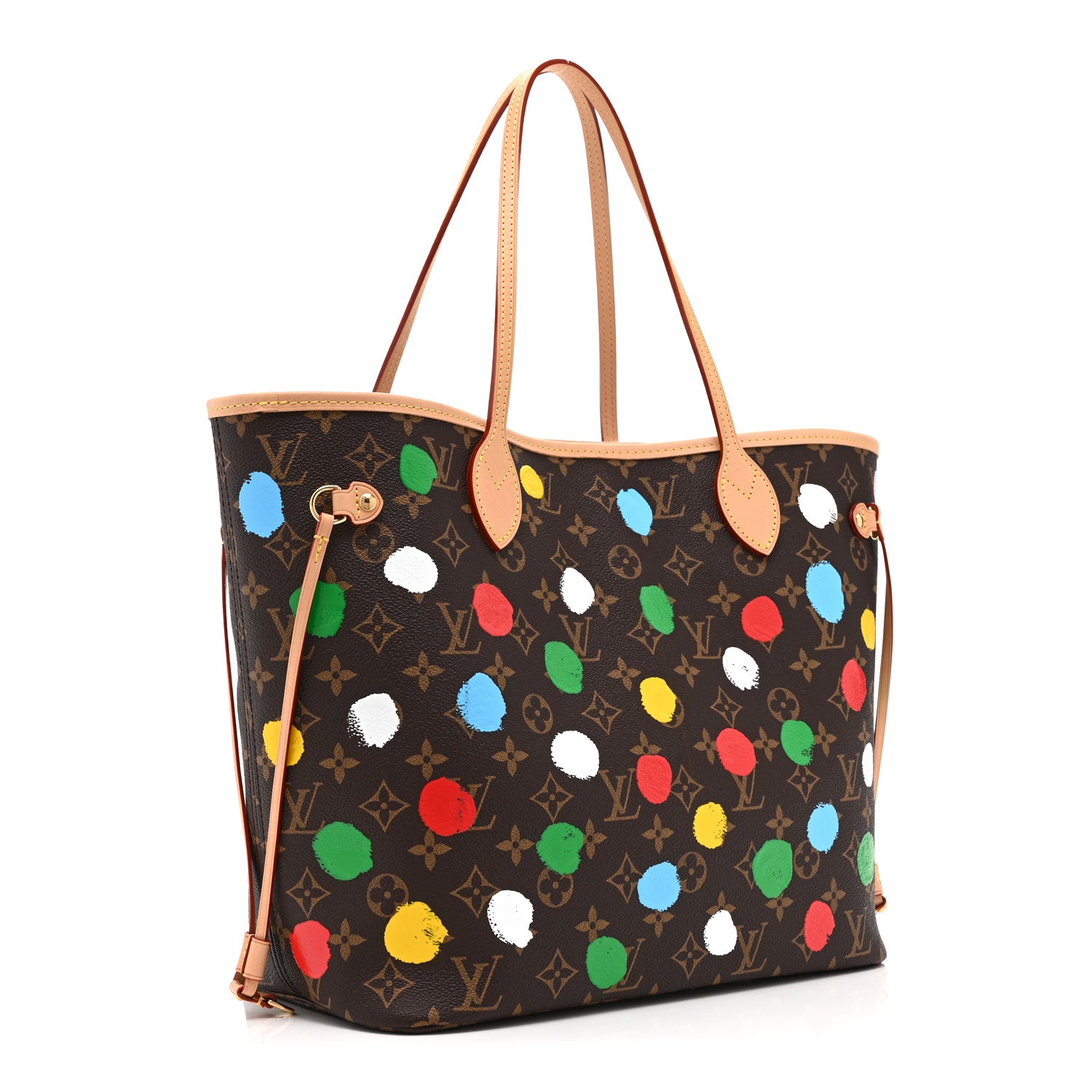 Louis Vuitton LV X YK Monogram Dots Neverfull MM 4 of 10