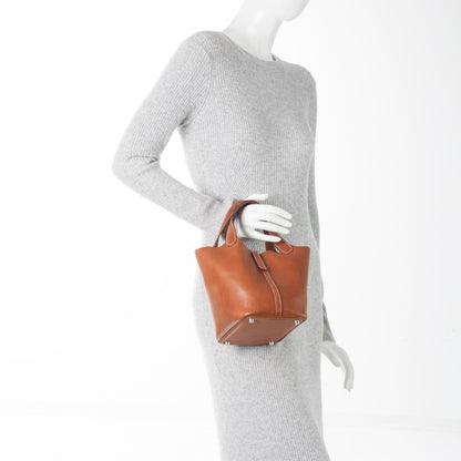 Hermes Natural Barenia Picotin 18 PM Fauve 2 of 7