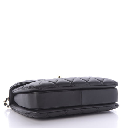 Chanel Lambskin Quilted Small Trendy CC Dual Handle Flap Bag Black 4 of 9