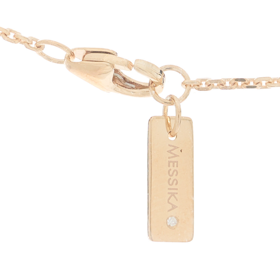 Messika 18K Rose Gold Diamond Baby Move Classic Pave Necklace 4 of 7