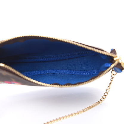 Louis Vuitton Monogram 2019 Christmas Animation Mini Venice Pochette Accessories Blue 5 of 8