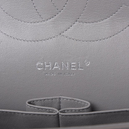 Chanel Lambskin Quilted Jumbo Double Flap Grey 8 of 13