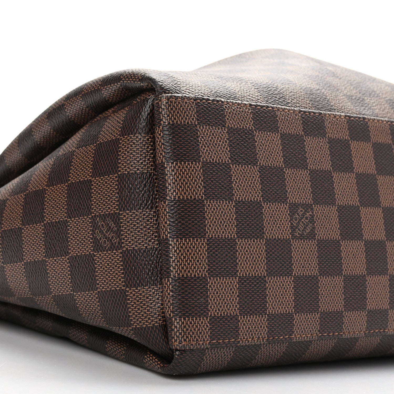 Louis Vuitton Damier Ebene Odeon Tote MM Black 7 of 10