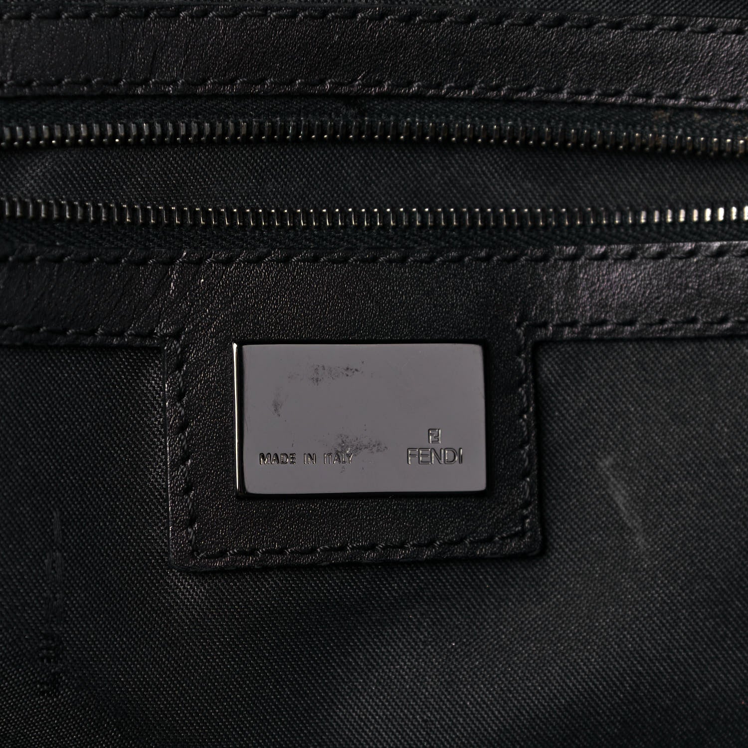 Fendi Zucchino Tote Dark Brown 6 of 13