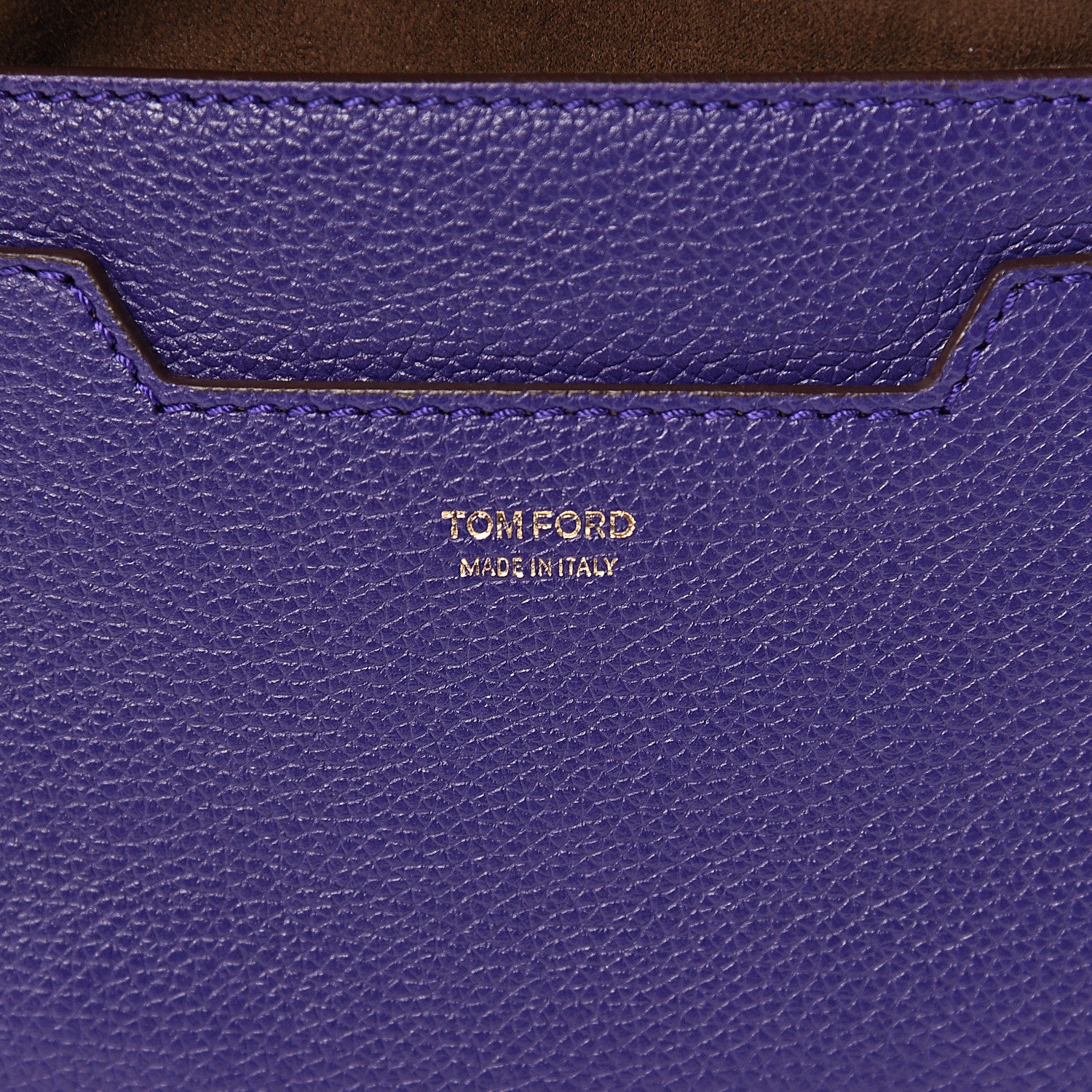 Tom Ford Calfskin Mini Jennifer Crossbody Bag Violet Blue 7 of 10