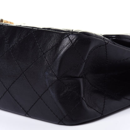 Chanel Aged Calfskin Quilted 2.55 Reissue 227 Flap Black 9 of 13