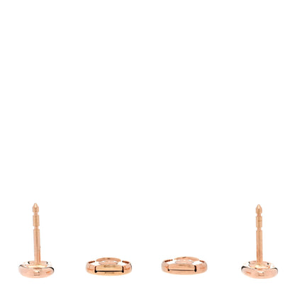 Hermes 18K Rose Gold TPM Farandole Stud Earrings 3 of 5