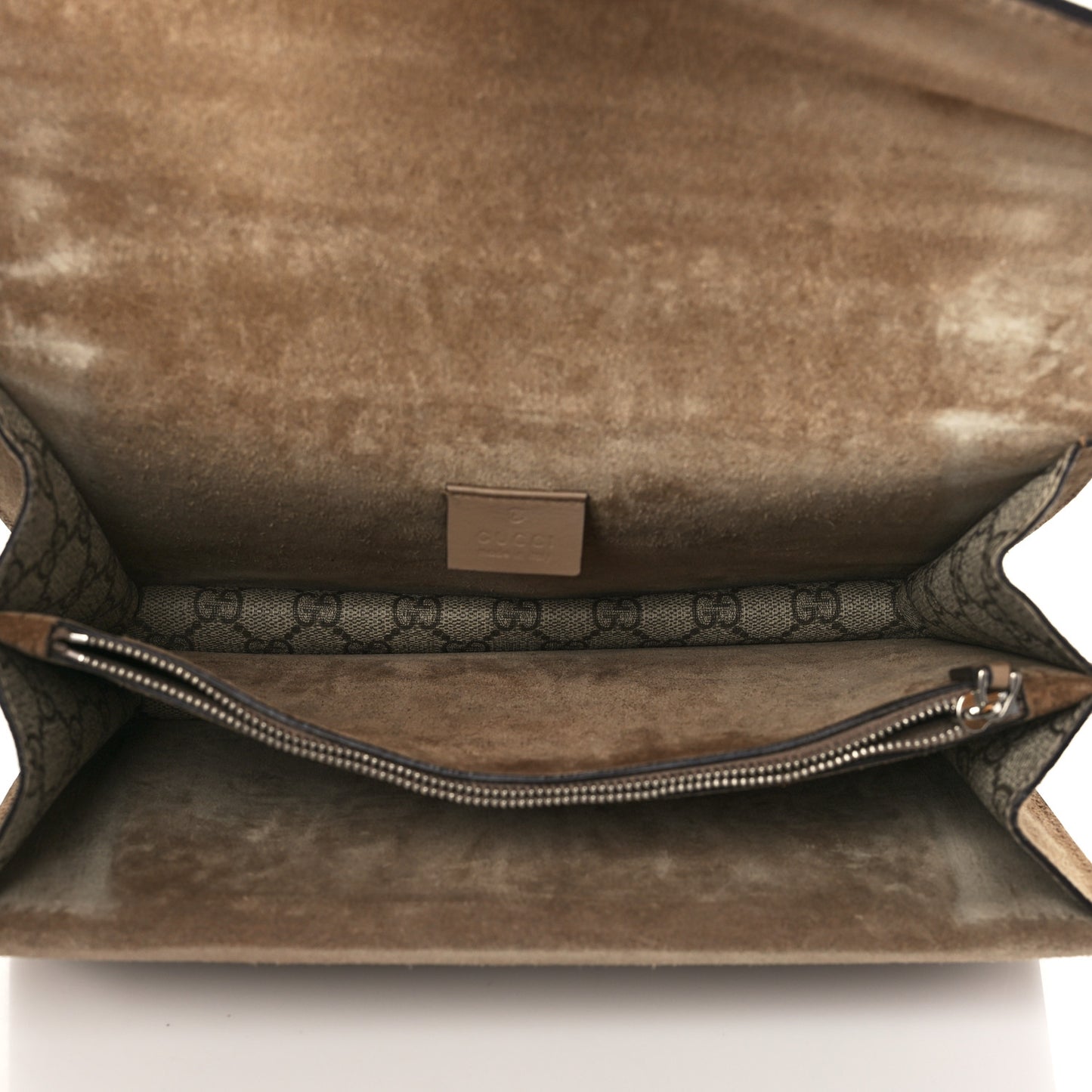 GG Supreme Monogram Small Dionysus Shoulder Bag Taupe