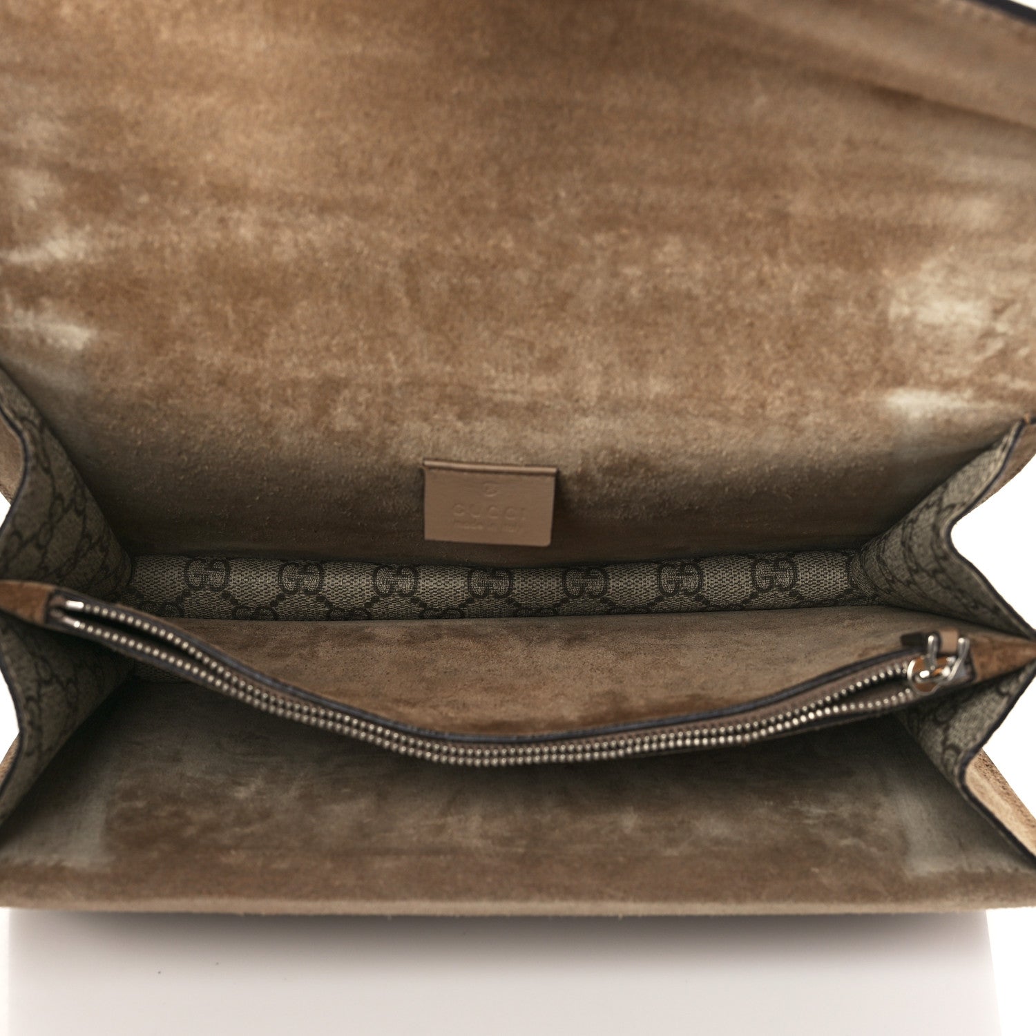 Gucci GG Supreme Monogram Small Dionysus Shoulder Bag Taupe 5 of 7