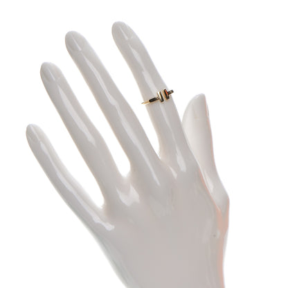 Tiffany 18K Yellow Gold T Wire Ring 4 2 of 5