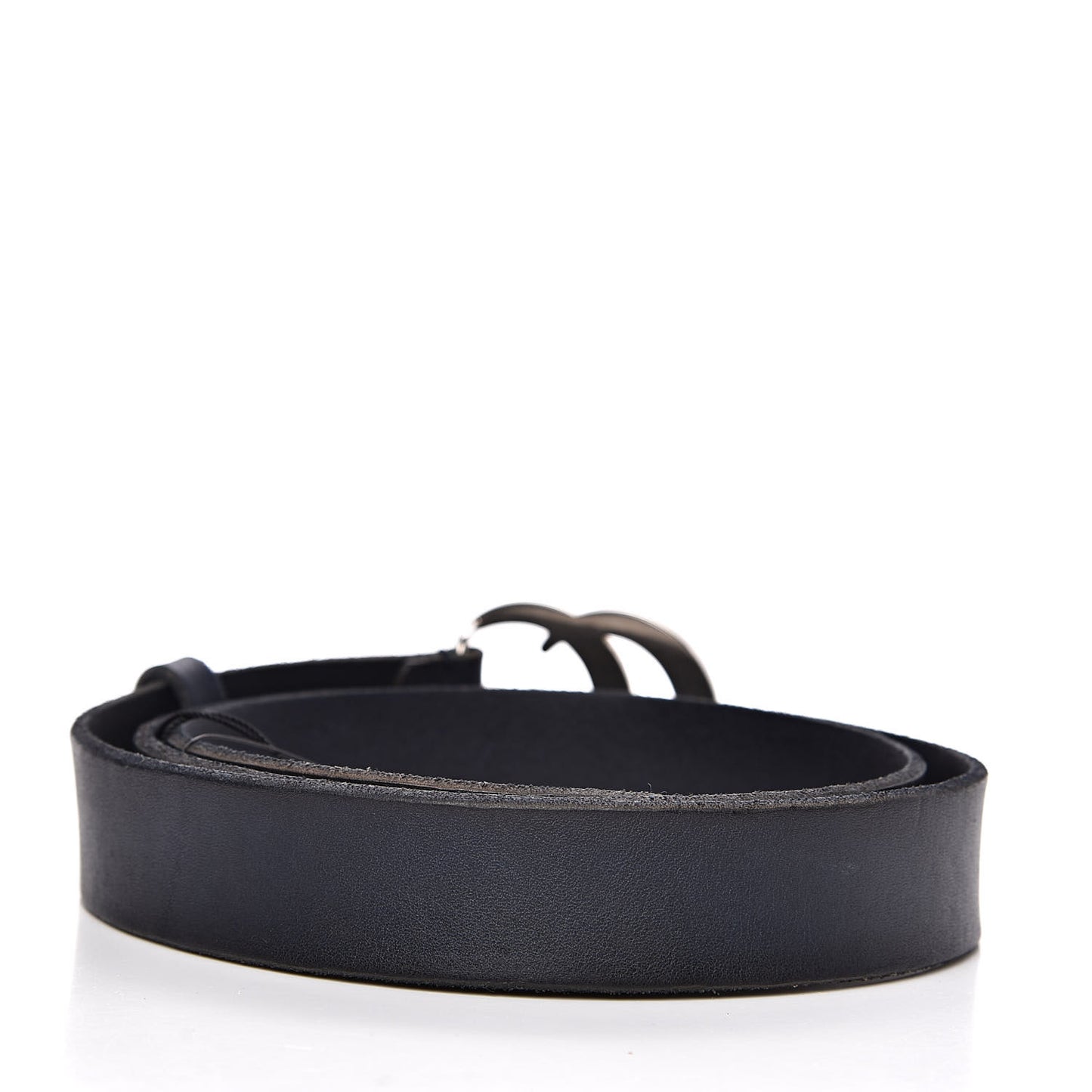 Cuoio Toscano Nickel Double G 30mm Belt 100 40 Blue