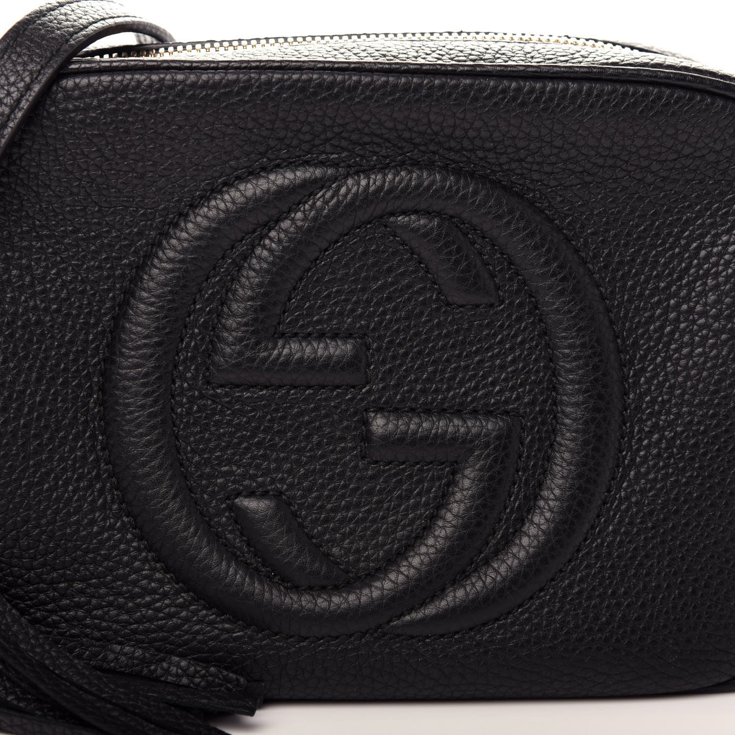 Gucci Pebbled Calfskin Small Soho Disco Bag Black 10 of 10