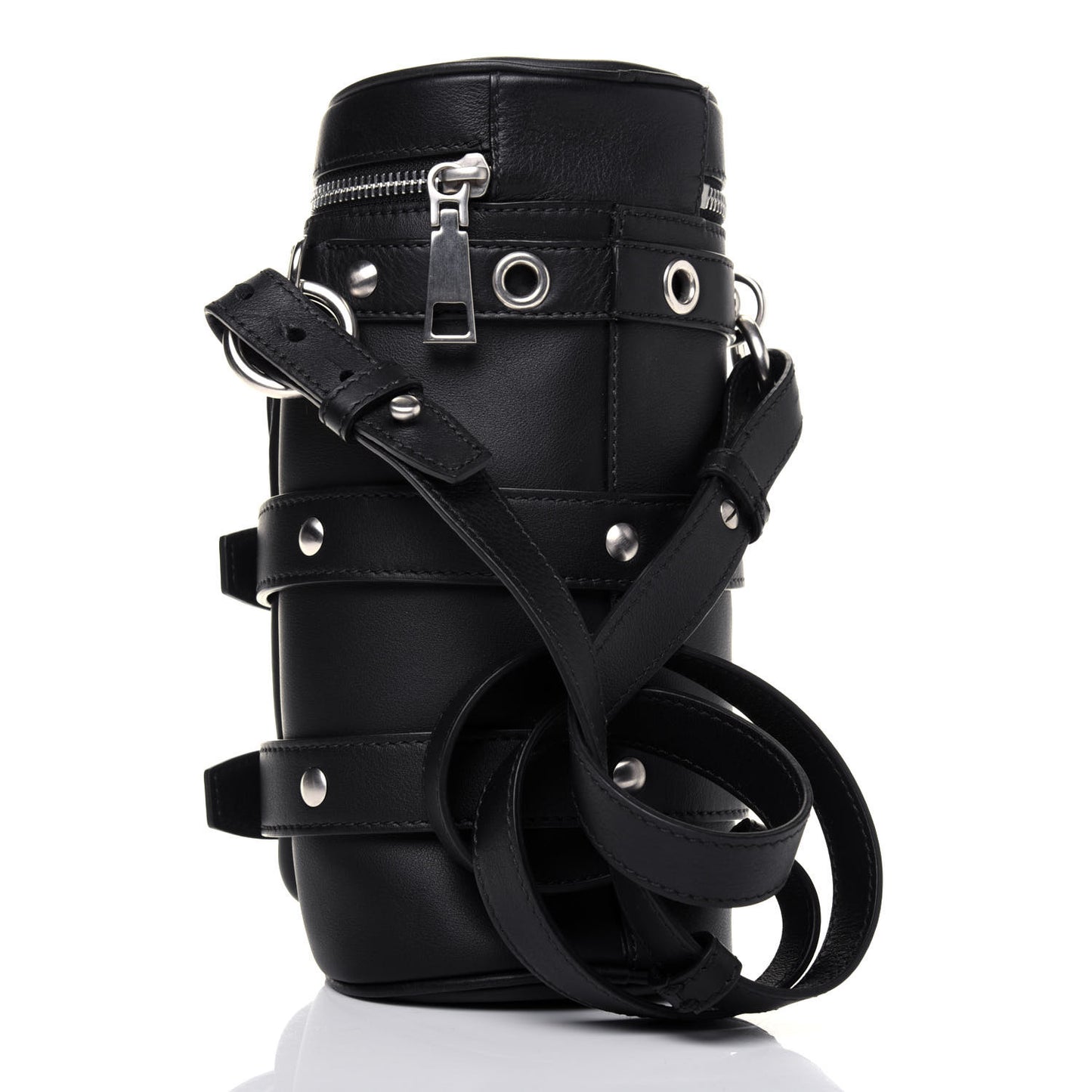 Calfskin Bottle Crossbody Black