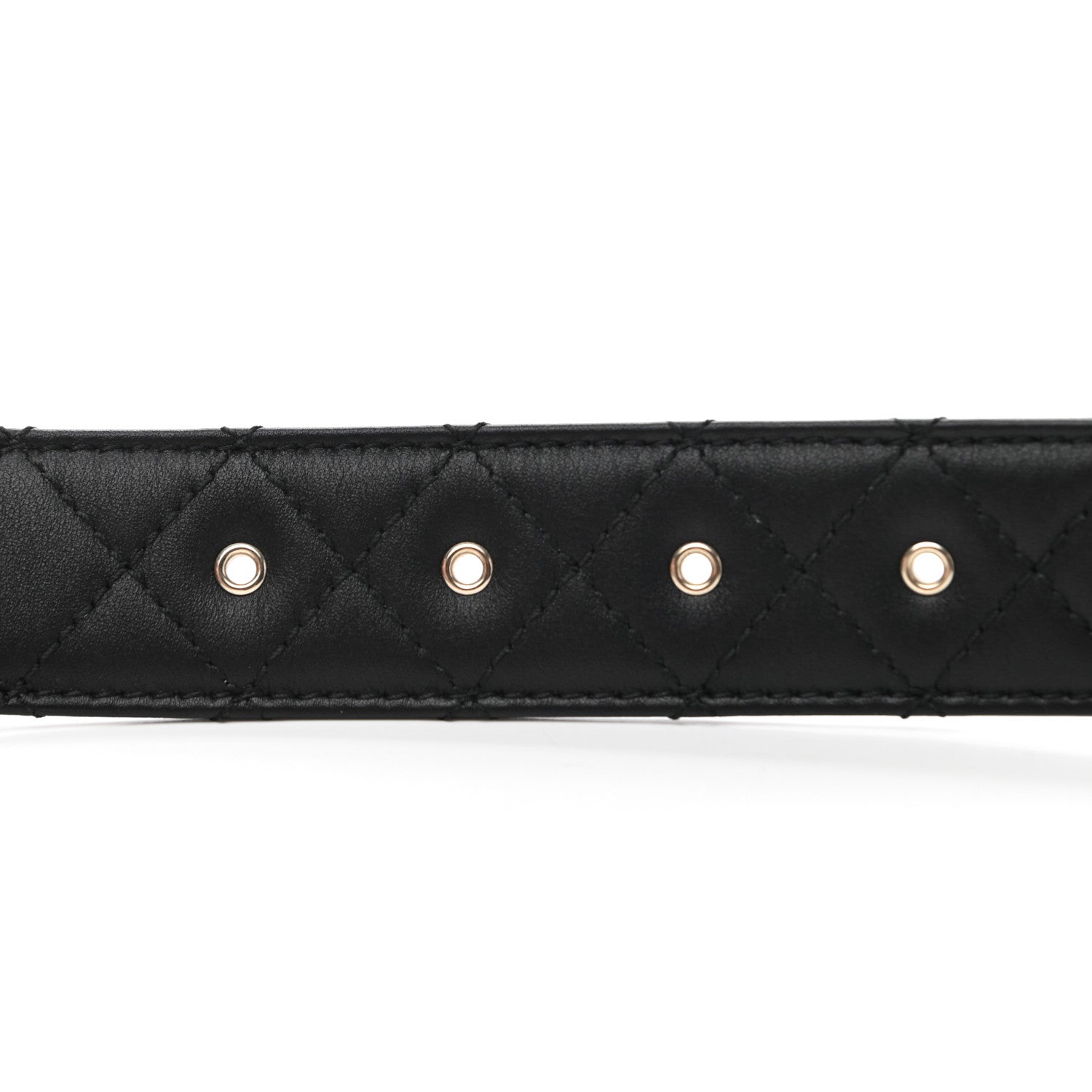 Chanel Lambskin Quilted CC Chain Belt 85 34 Black 7 of 9