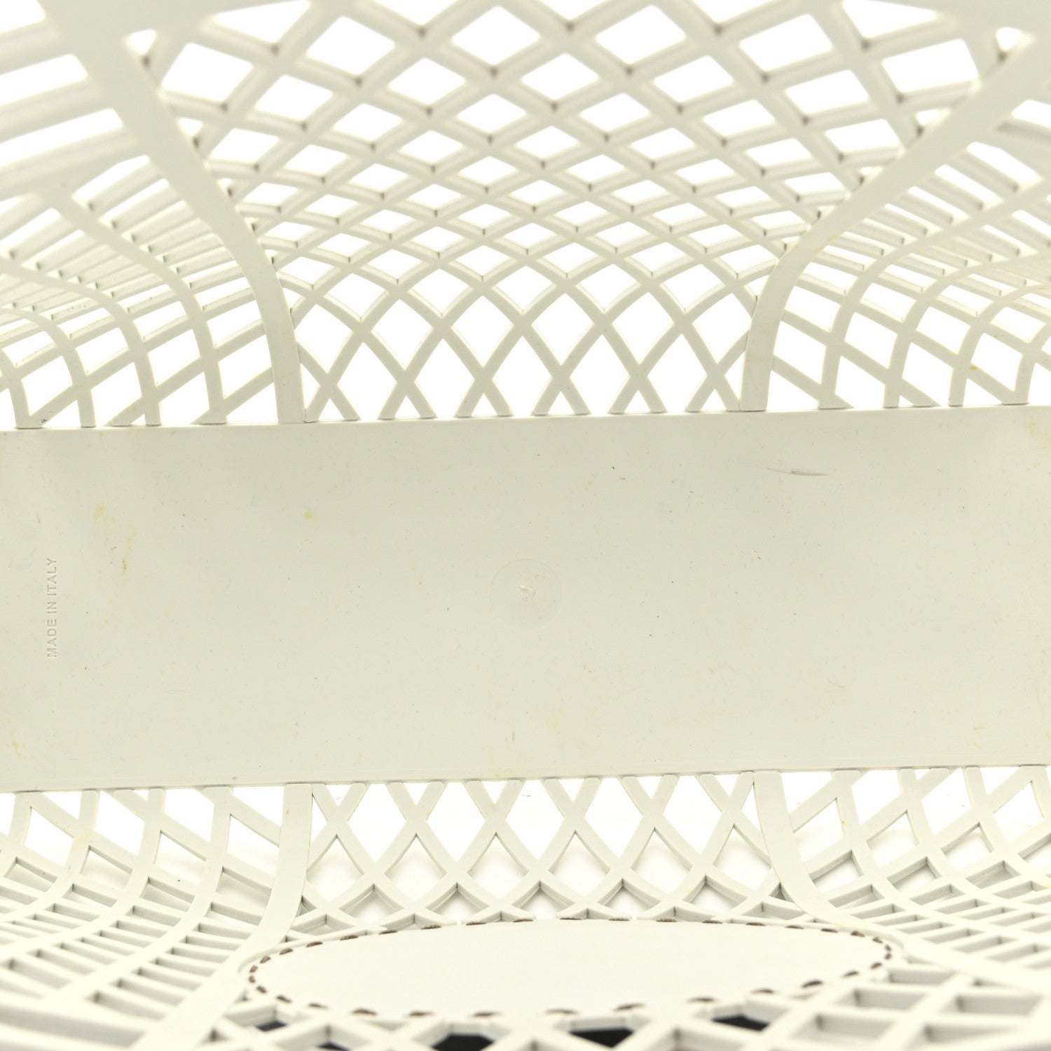 Fendi Recycled Plastic Vitello Liberty Matte Medium Fendi Basket White Ice Miele Scuro 5 of 10