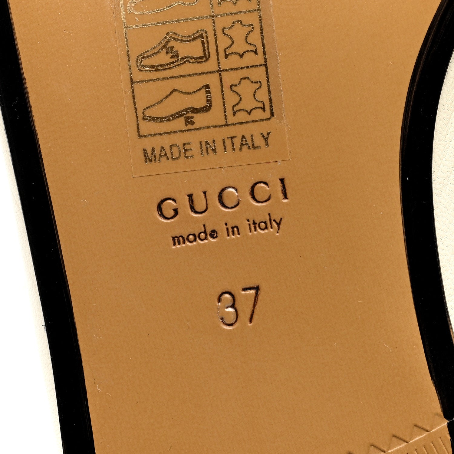 Gucci Malaga Kid Womens Princetown Slippers 37 Mystic White 6 of 8