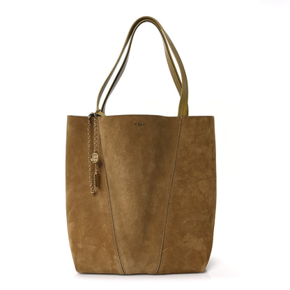 Chloe Suede Spin Tote Clay Brown 1 of 11
