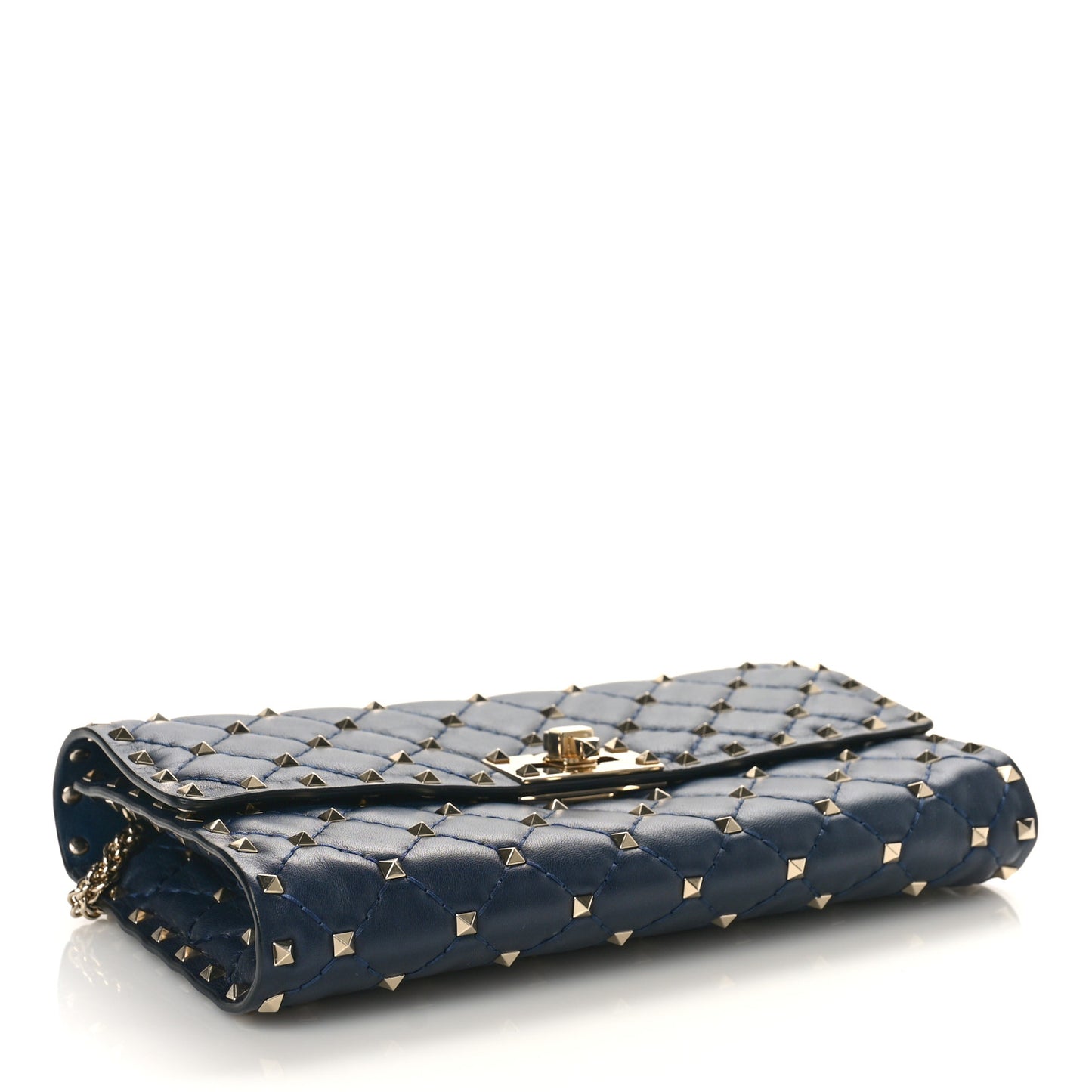 Nappa Rockstud Spike Wallet On Chain Marine