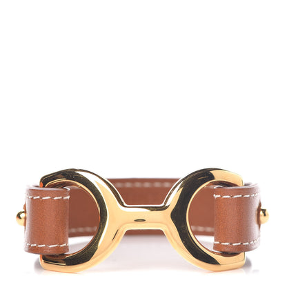 Hermes Barenia Pavane Cuff M Fauve 1 of 7