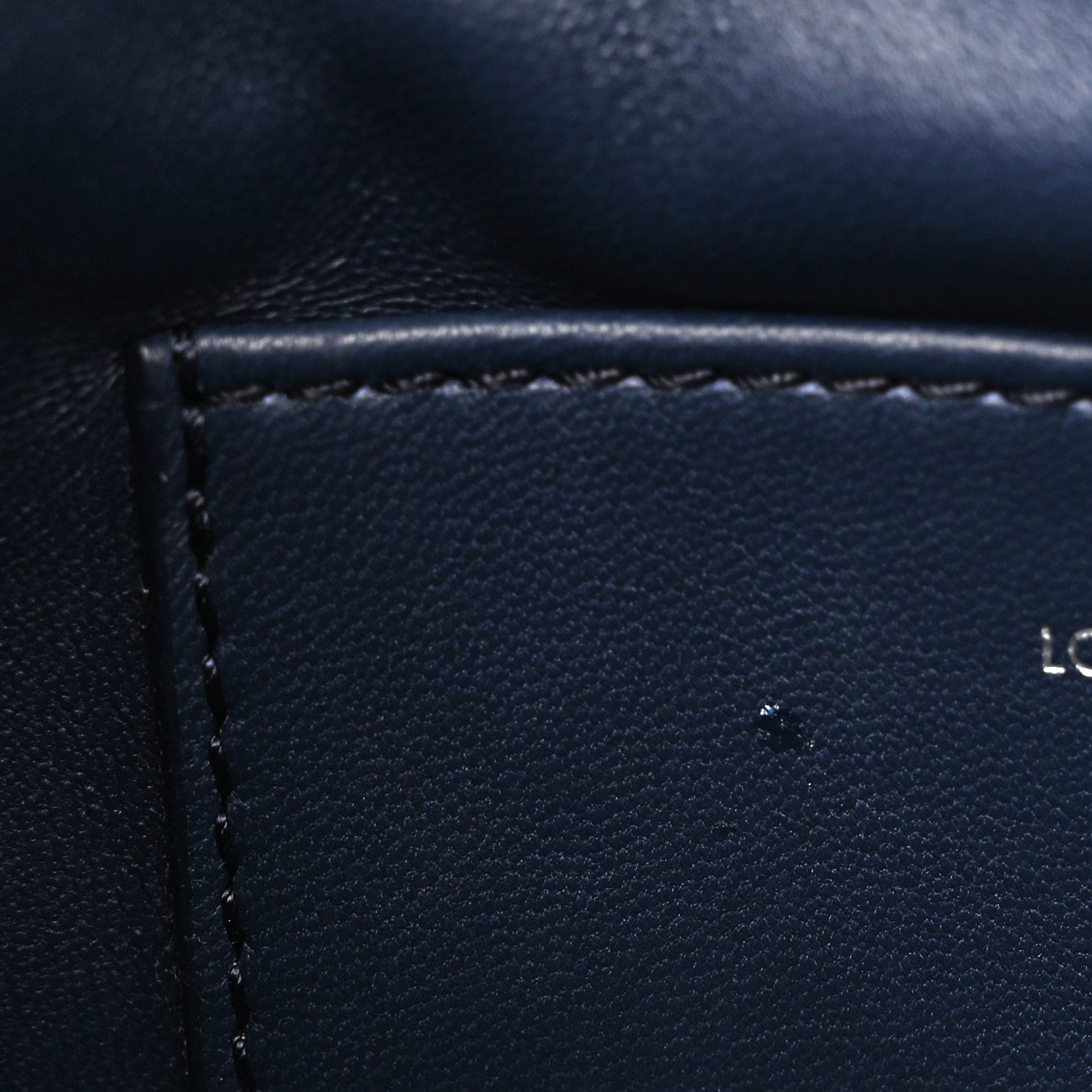 Louis Vuitton Lambskin Malletage Contraste GO-14 PM Blue 11 of 15