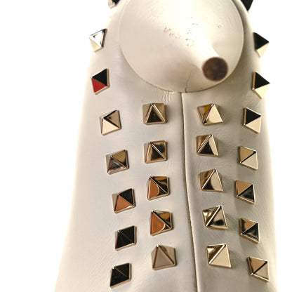 Valentino Garavani Nappa Rockstud Jaw Stud 100mm Pumps 37.5 Ivory 11 of 12