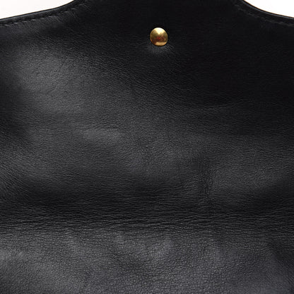 Gucci Calfskin Matelasse Small GG Marmont Shoulder Bag Black 10 of 14