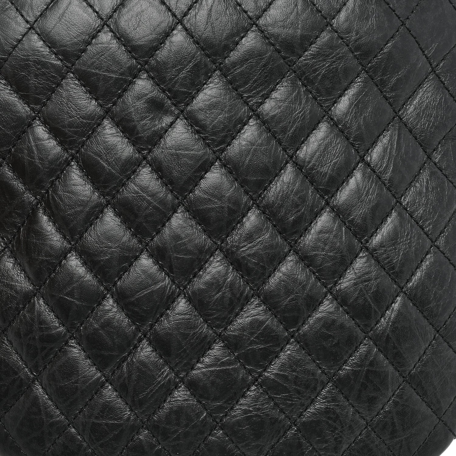 Chanel Aged Calfskin Quilted Crossbody Bag Black 11 of 12