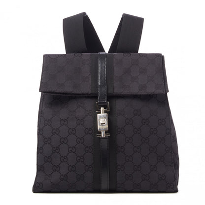 Gucci Monogram Small Backpack Black 1 of 9