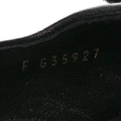 Chanel Grained Calfskin Velcro Dad Sandals 40 Black 8 of 10