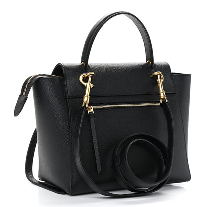 Celine Grained Calfskin Micro Belt Bag Black 3 of 11