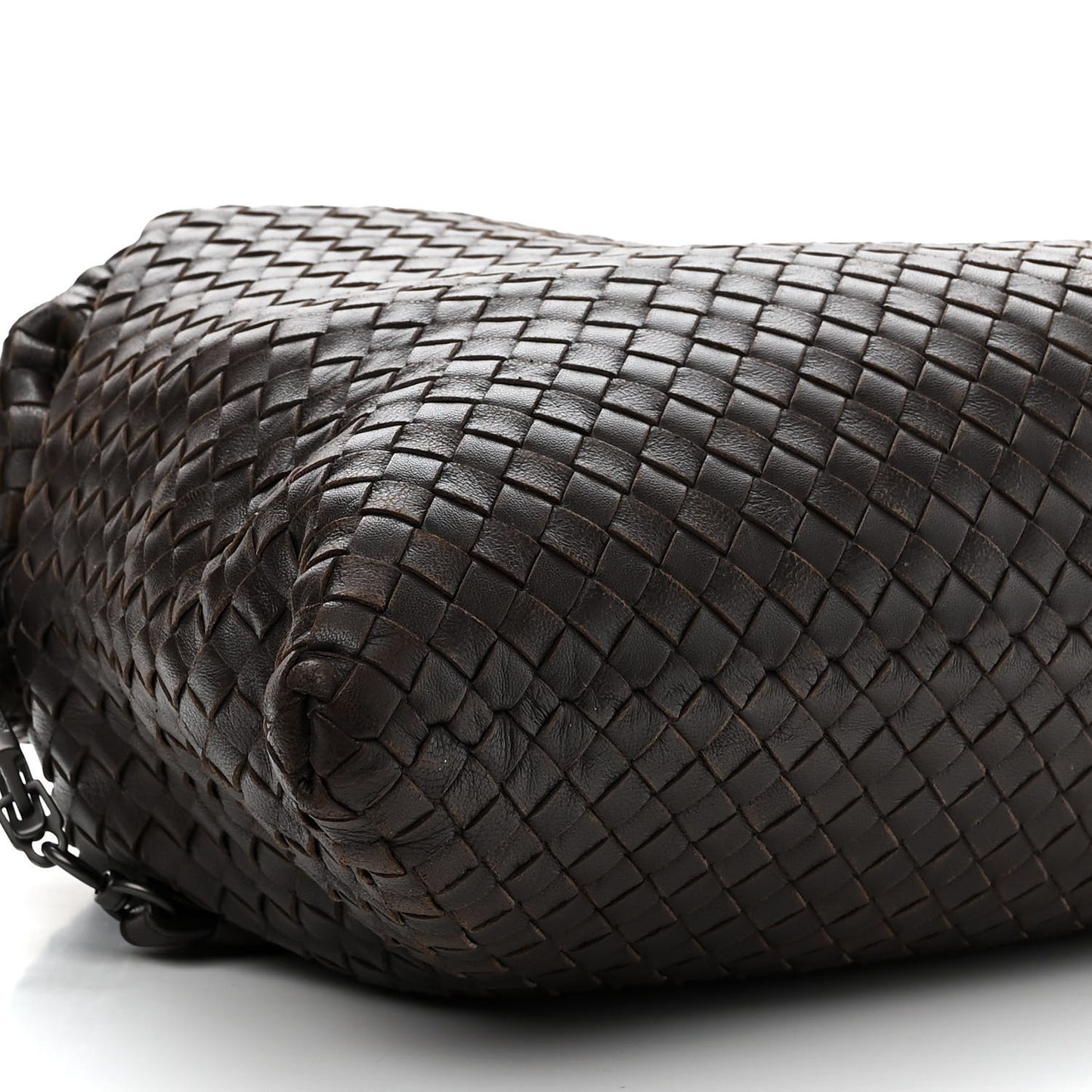 Nappa Intrecciato Maxi Convertible Tote Ebano