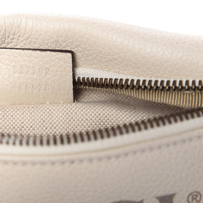 Gucci Grained Calfskin Small Logo Belt Bag White 9 of 10