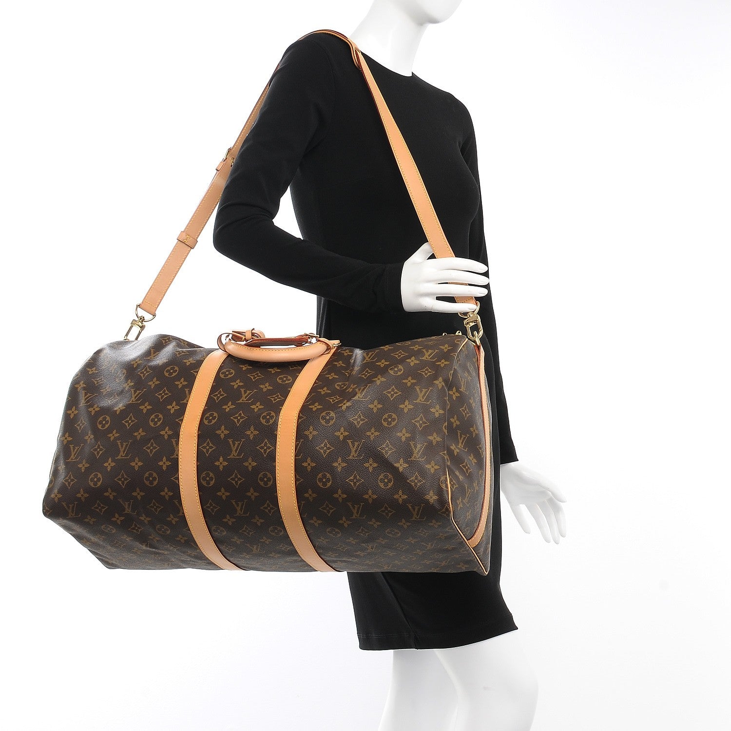 Louis Vuitton Monogram Keepall Bandouliere 55 3 of 11