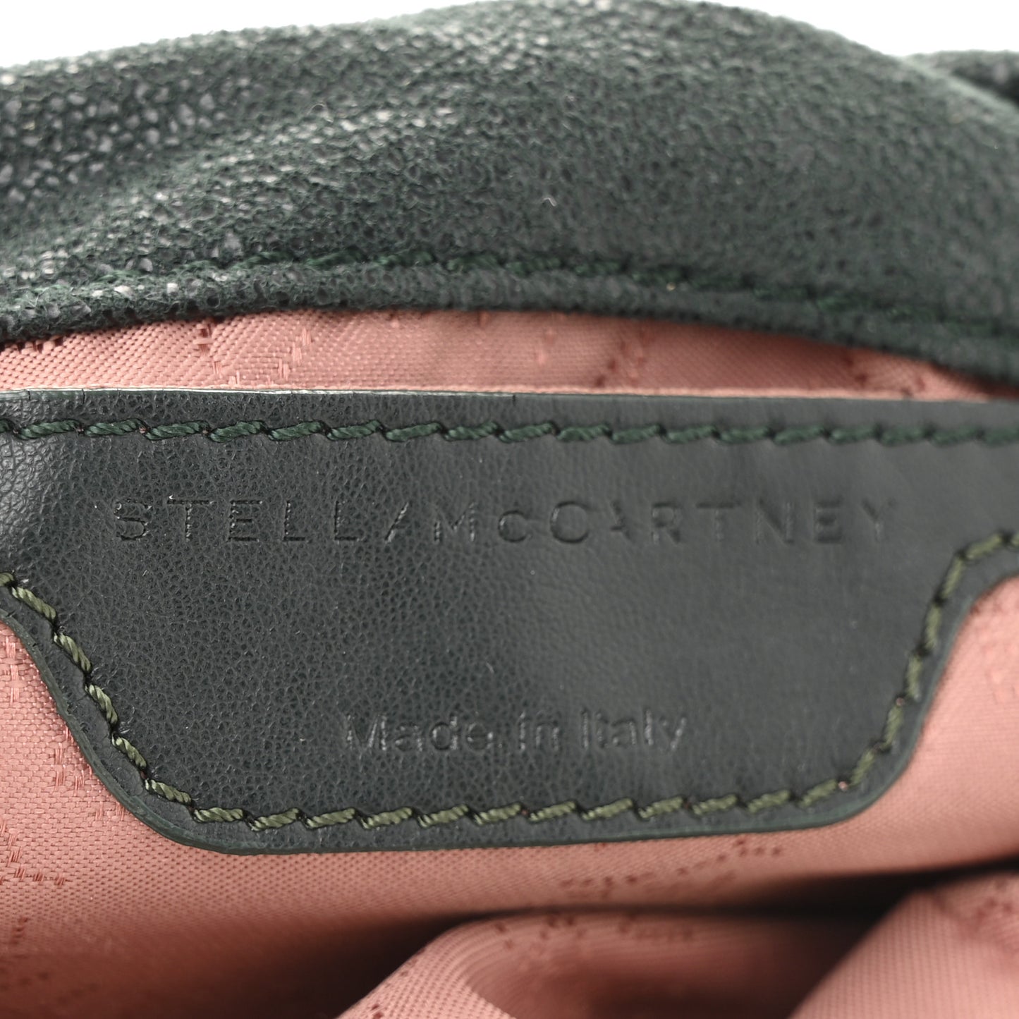 Shaggy Deer Mini Falabella Fold Over Tote Pine