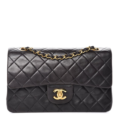 Chanel Lambskin Quilted Small Double Flap Black 1 of 16