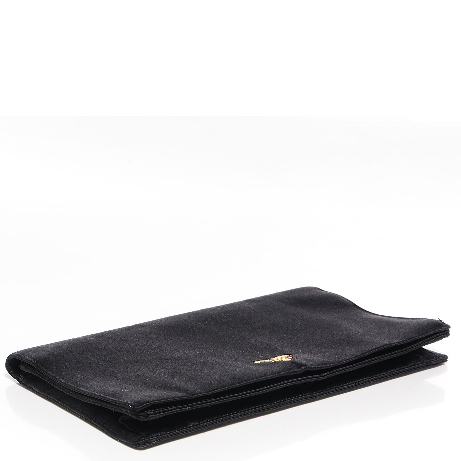Prada Satin Evening Clutch Black 4 of 9