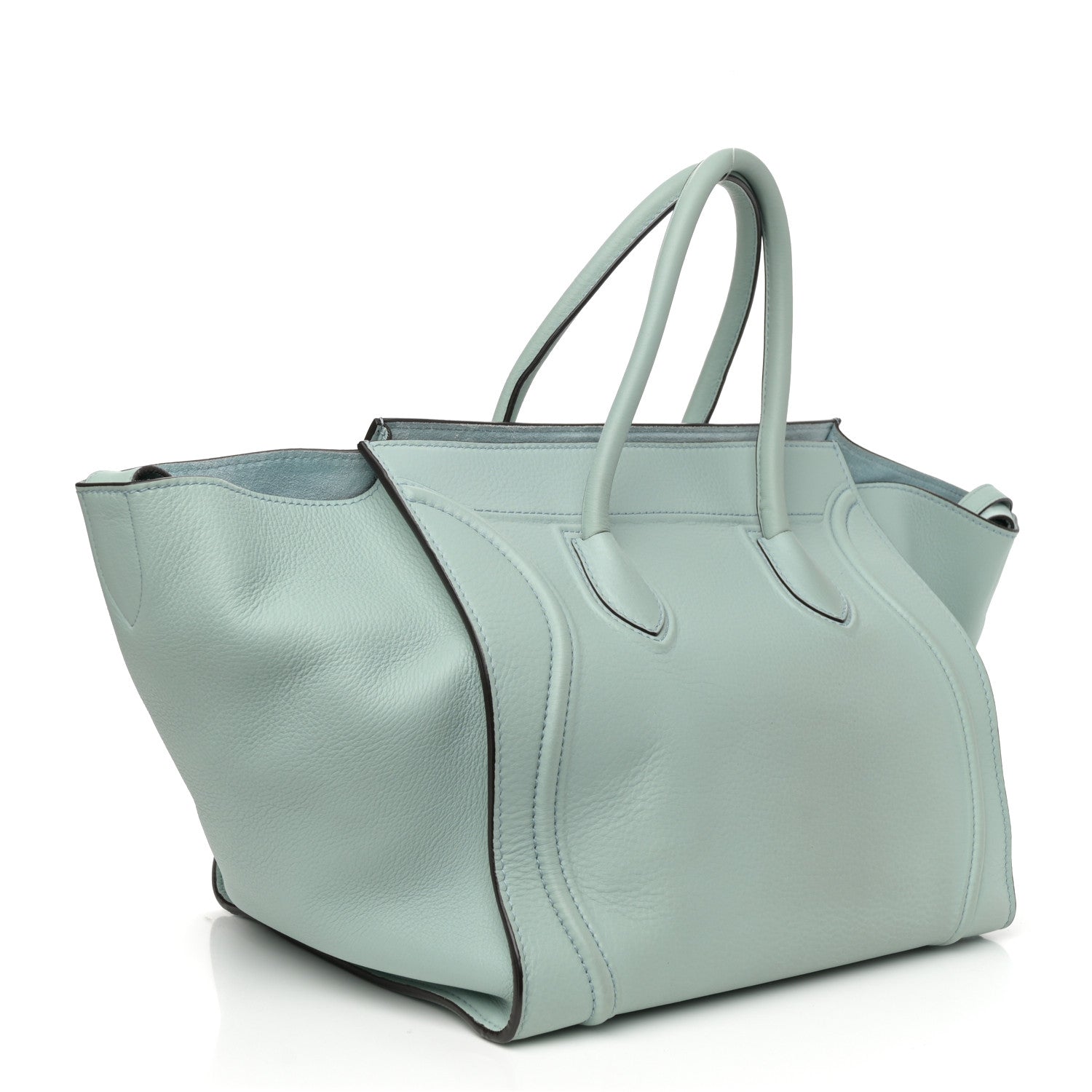 Celine Supple Calfskin Medium Phantom Luggage Glacier 3 of 11