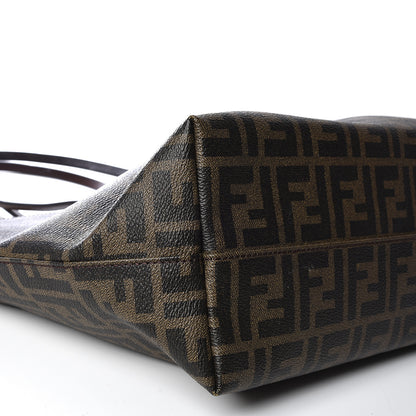 Fendi Zucca Spalmati Small Roll Tote Tobacco Yellow 5 of 9
