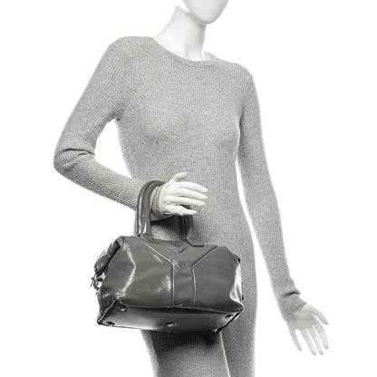Saint Laurent Patent Small Easy Sac Grey 2 of 6