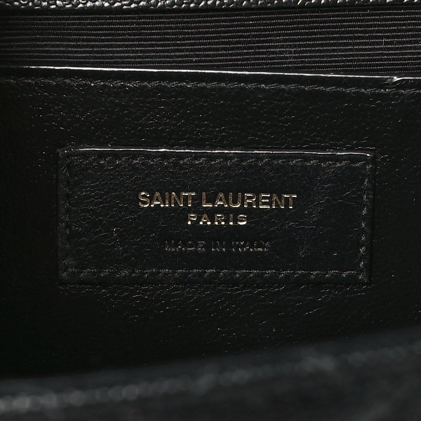 Grain De Poudre Textured Mixed Matelasse Triquilt Medium Monogram Satchel Black