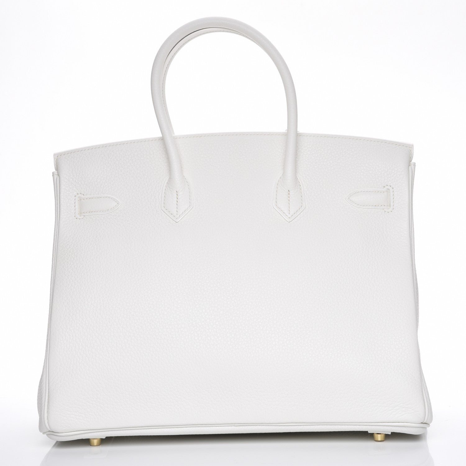 Hermes Taurillon Clemence Birkin 35 White 3 of 27