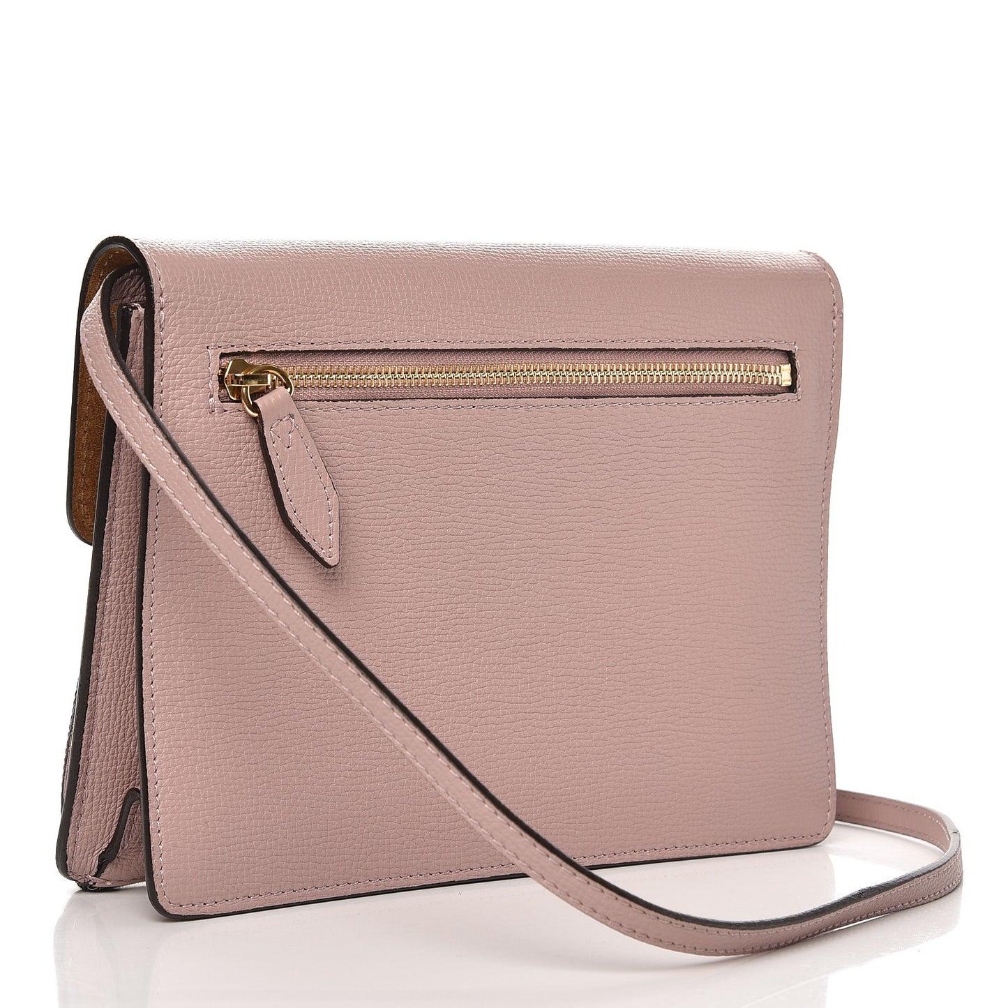 Derby Calfskin House Check Small Macken Crossbody Bag Pale Orchid