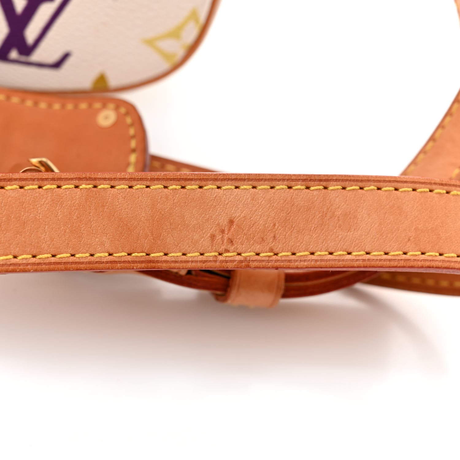 Louis Vuitton LOUIS VUITTON Monogram Multicolor Sologne White 10 of 14