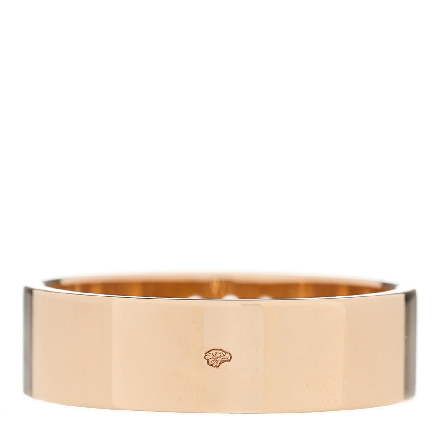 18K Rose Gold Diamond PM H D'Ancre Ring 54 7