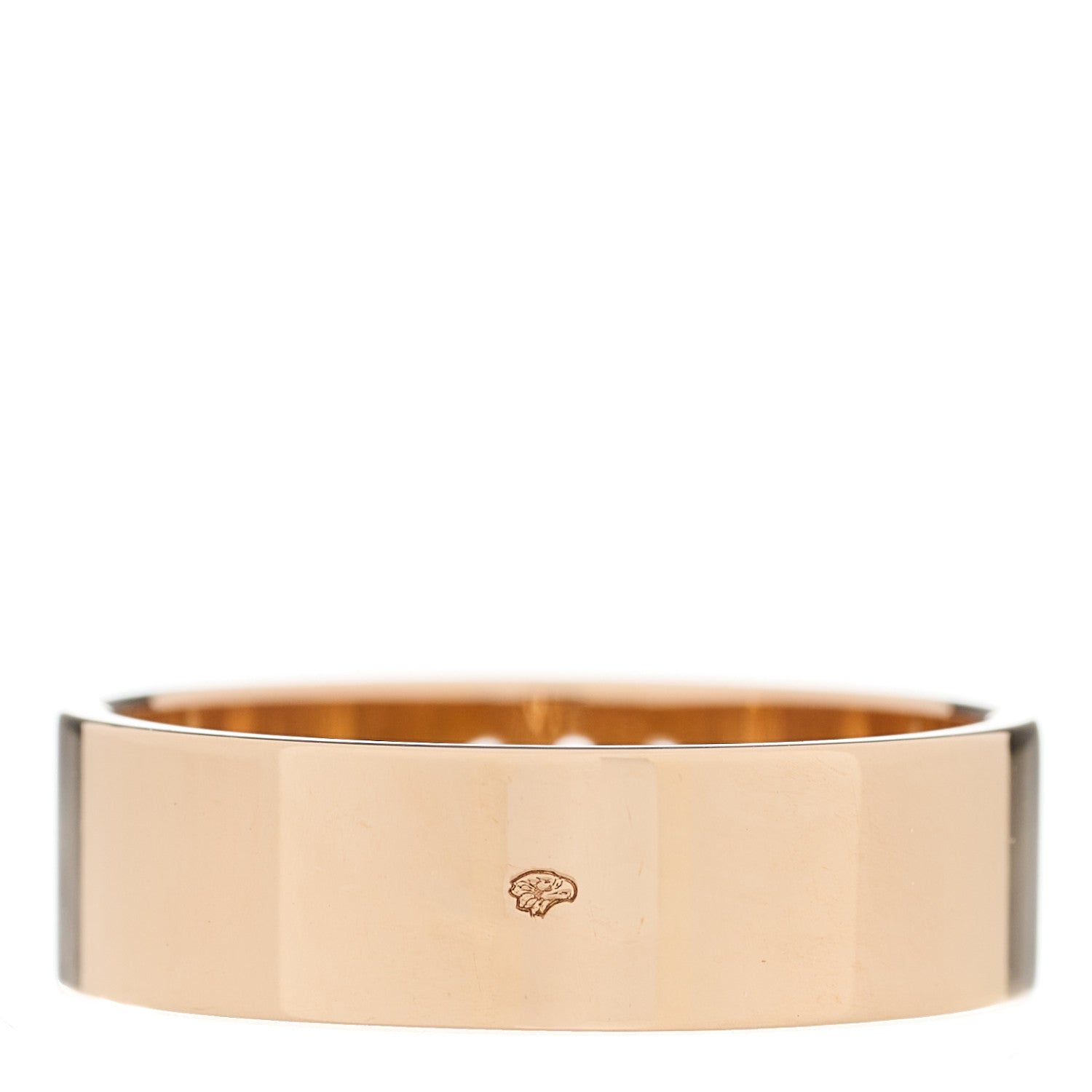 Hermes 18K Rose Gold Diamond PM H D'Ancre Ring 54 7 3 of 5
