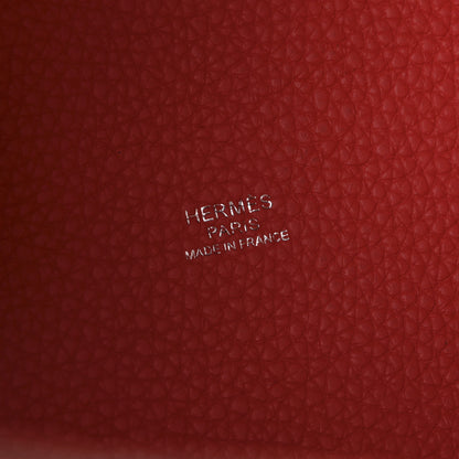 Hermes Taurillon Clemence Picotin Lock 18 PM Rose Jaipur 6 of 9